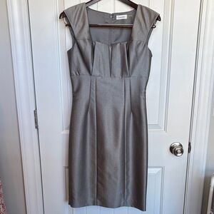 Calvin Klein Charcoal Midi Dress